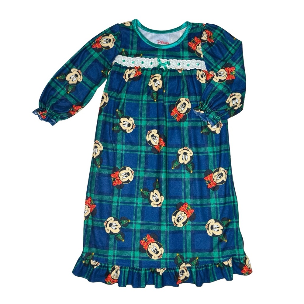 Disney Mickey And Minnie Christmas Flannel Nightgown